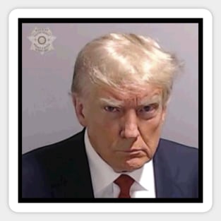 Trump Mugshot Sticker